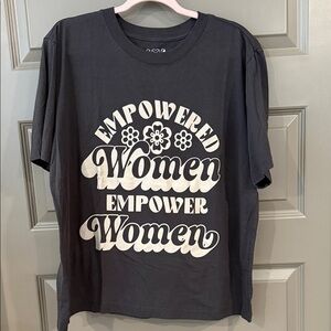 Target Empowered Women Tee - Dark Gray